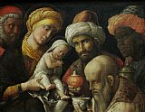 Andrea Mantegna Canvas Paintings - Adoration of the Magi
